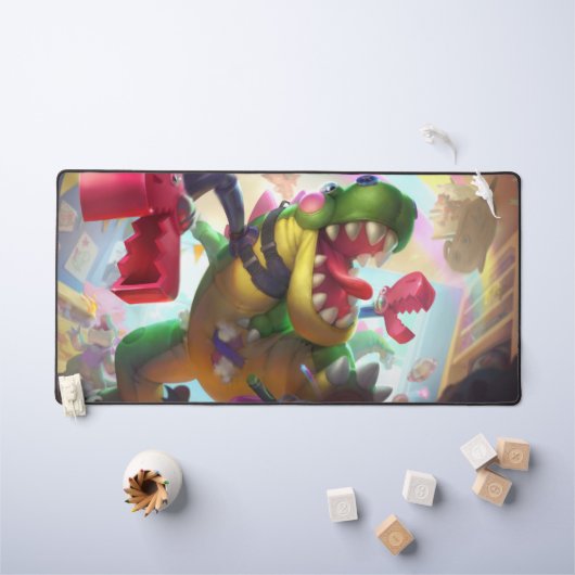 Void's Terror Gaming Desk Mat | T-rex dinosaurus S (Kindertafel)