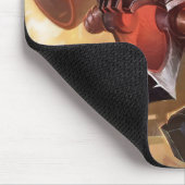 Void's Terror Gaming Mousepad | Mecha Dragon Muismat (Hoek)