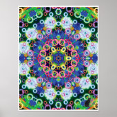 Voila Kinetic Collage Kaleidoscope Poster (Voorkant)