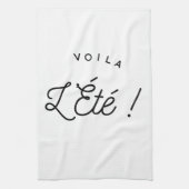 voilà l'été theedoek (Verticaal)