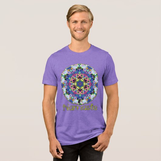Voila Namaste Kaleidoscope T-shirt (Voorkant volledig)