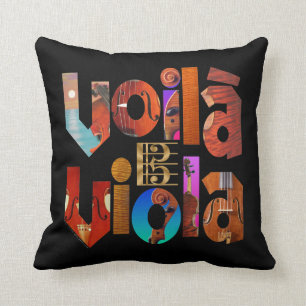 Voilà Viola. Kussen