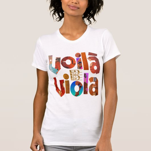 Voilà Viola. T-shirt (Voorkant)