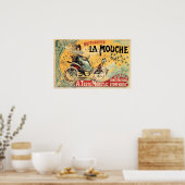 Voiturette La Mouche Automotive Vintage Poster (Keuken)