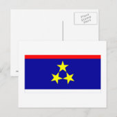 Vojvodina Flag Briefkaart (Voorkant / Achterkant)