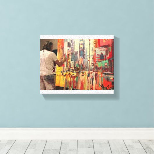 Voka Canvas Afdruk (Insitu (Houten vloer))