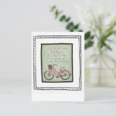 Vol25 - Het leven is als fietsen Briefkaart (Staand voorkant)