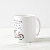 Vol25 leven is als fietsen koffiemok (Voorkant rechts)