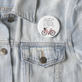Vol25 leven is als fietsen ronde button 5,7 cm (In situ)