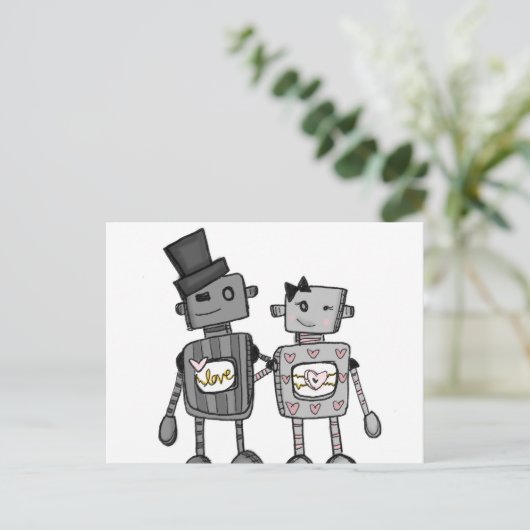 Vol25- liefde gebeurt briefkaart (Staand voorkant)