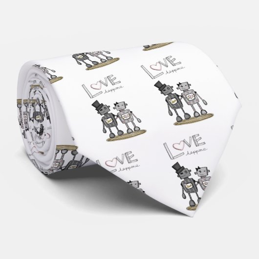 vol25- liefde gebeurt stropdas (Opgerold)