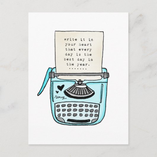 vol25 schrijf het in je hart briefkaart (Voorkant)