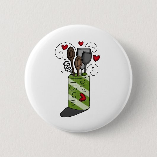Vol25-trekliefde Ronde Button 5,7 Cm (Voorkant)