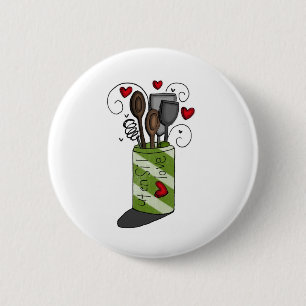 Vol25-trekliefde Ronde Button 5,7 Cm