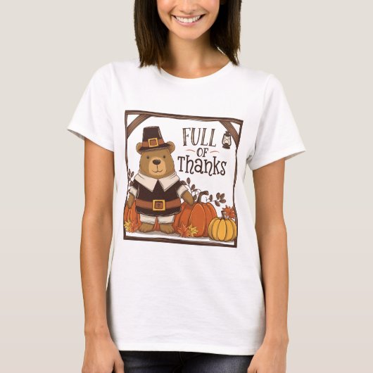 Vol Dankbaarheid T-shirt (Voorkant)