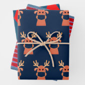 VOL DEER MET FACE MASK FLAT SHEET Wrapping Paper (In situ)