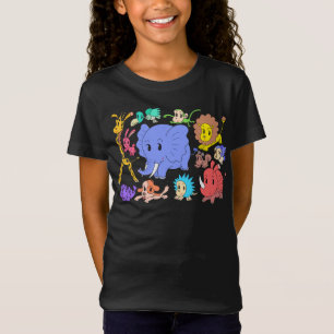 Vol energie! Twaalf vrolijke dieren. T-shirt