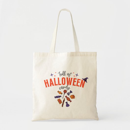 vol Halloween Snoep | CANVAS TAS (Voorkant)