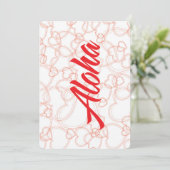 Vol hart Aloha Briefkaart (Staand voorkant)