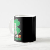 Vol Iets Van Shenanigans Ierse Grote Pyreneeën Hon Koffiemok (Voorkant links)