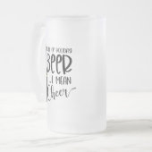 vol kerstbier en kerst | Funny Drink Matglas Bierpul (Voorkant links)