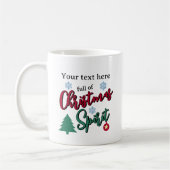 Vol Kerstsfeer Aangepast Koffiemok (Links)