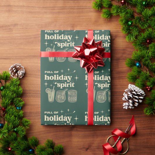 Vol Kerstsfeer Kerstcadeaus Dranken Wijn Cadeaupapier (Feestdagen Geschenken)