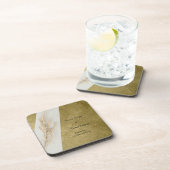 Vol leven bruiloft Onderzetter gunsten (Rechterzijde)