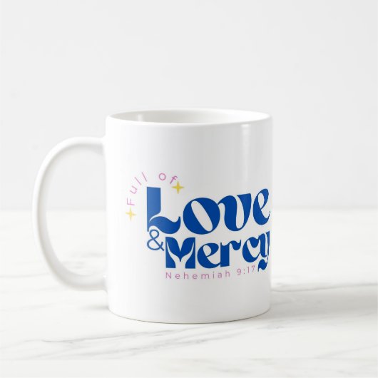 Vol liefde en barmhartigheid, Tekst Mok, Quote mok (Links)