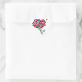 Vol Liefde Hart Sticker (Tas)