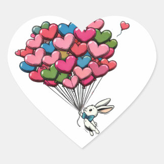 Vol Liefde Hart Sticker