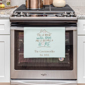 Vol liefde  housewarming theedoek