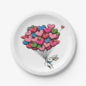 Vol liefde papieren bordje (Voorkant)