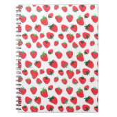 Vol met aardbeien notitieboek (Voorkant)