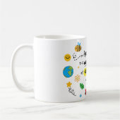 "Vol met avonturen" Gepersonaliseerde Print Blank Koffiemok (Links)