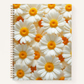 Vol met geel-oranje notitieboeken (Voorkant)