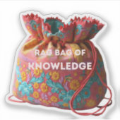 Vol met kennis sticker (Voorkant)