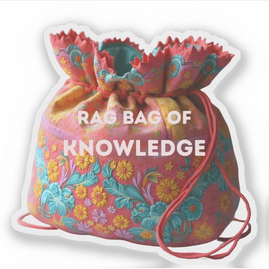 Vol met kennis sticker (Voorkant)