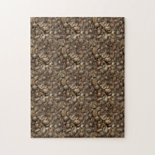vol met Koffiebonen Jigzaag Puzzle Legpuzzel (Verticaal)