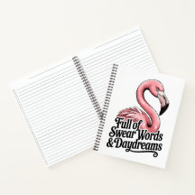 Vol met scheldwoorden en dagdromen Funny Flamingo