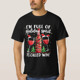 Vol met vakantie Spirit-Wine-Lovers T-shirt