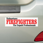 vol onbetaald bumpersticker (Op auto)