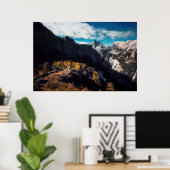 Vol ontzag voor de bergen poster (Thuiskantoor)