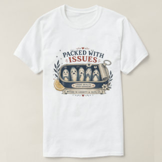Vol Problemen Leuke Sardines Ingeblikte Vis T-Shir T-shirt