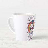 Vol trots | LGBTQ Cat Pride Latte Mok (Linkerhoek)