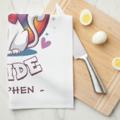Vol trots | LGBTQ Cat Pride Theedoek (Quarter Fold)
