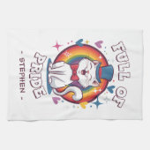 Vol trots | LGBTQ Cat Pride Theedoek (Horizontaal)