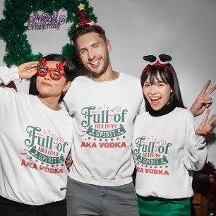 Vol vakantie spirit aka wodka kerst trui