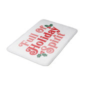 Vol van feestvreugde - Feestelijke typografie Badmat (Gekanteld)