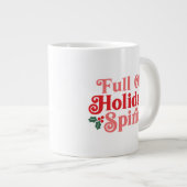 Vol van feestvreugde - Feestelijke typografie Grote Koffiekop (Voorkant rechts)